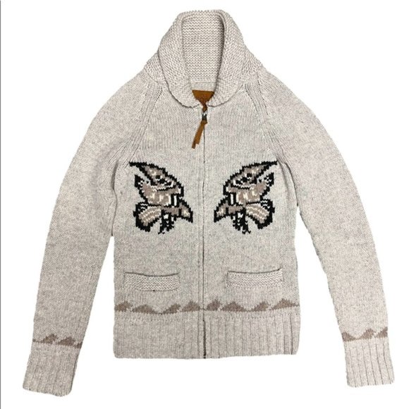 Aritzia Sweaters - Aritzia Tna Lambswool Cowichan Cardigan Size Medium